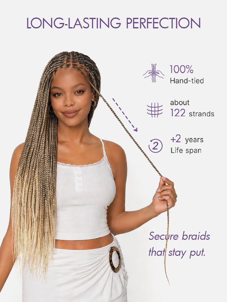 🏆🔥Last Day: 58% Off🔥 Salon Braids HD Lace Knotless Wig ✨