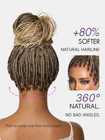 🏆🔥Last Day: 58% Off🔥 Salon Braids HD Lace Knotless Wig ✨