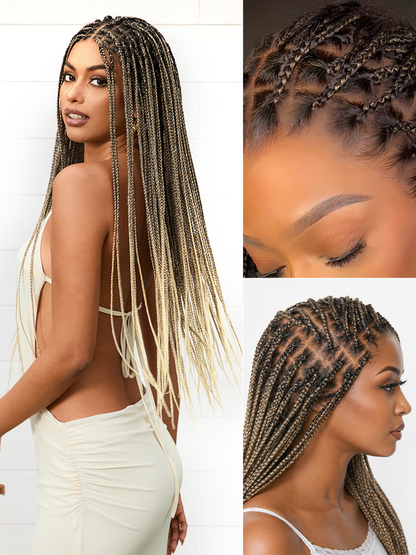 🏆🔥Last Day: 58% Off🔥 Salon Braids HD Lace Knotless Wig ✨