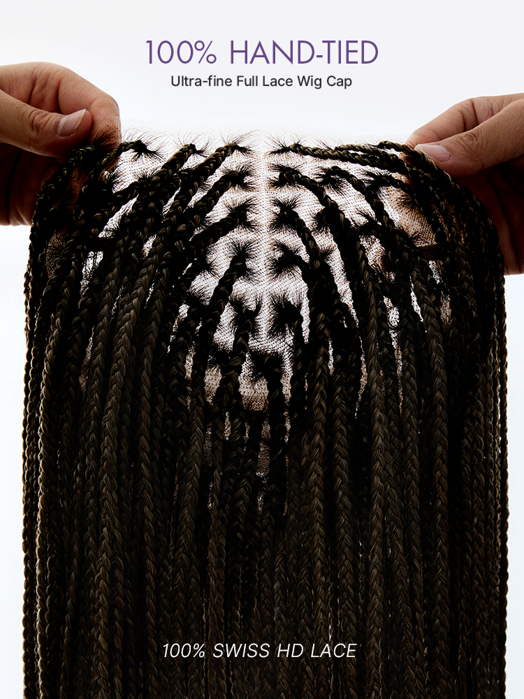 🏆🔥Last Day: 58% Off🔥 Salon Braids HD Lace Knotless Wig ✨