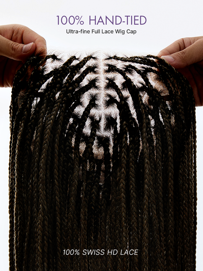 🏆🔥Last Day: 58% Off🔥 Salon Braids HD Lace Knotless Wig ✨