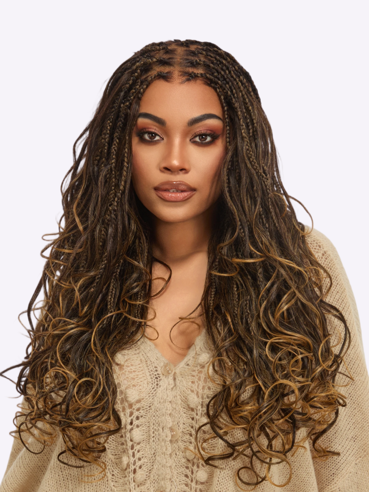 🏆🔥Last Day: 58% Off🔥 Salon Braids HD Lace Knotless Wig ✨