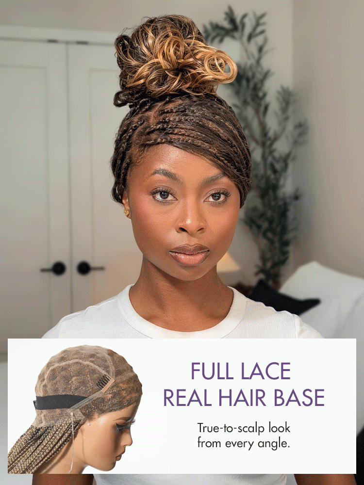 🏆🔥Last Day: 58% Off🔥 Salon Braids HD Lace Knotless Wig ✨