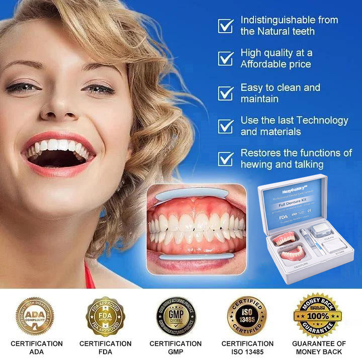 💥🦷 HazyGalaxy™ Custom-Fit Dentures ⏰ ENDS TODAY   70% OFF | Smile with Confidence