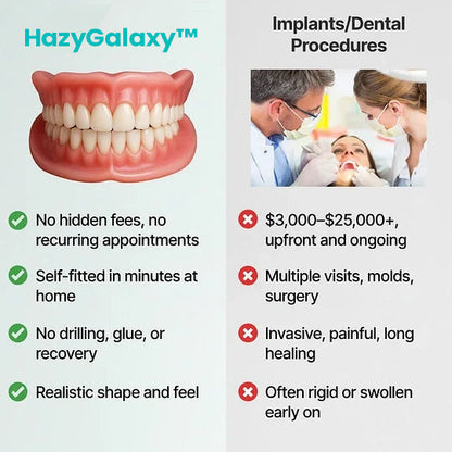 💥🦷 HazyGalaxy™ Custom-Fit Dentures ⏰ ENDS TODAY   70% OFF | Smile with Confidence