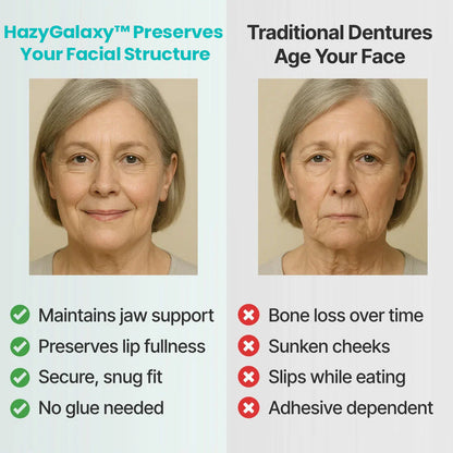 💥🦷 HazyGalaxy™ Custom-Fit Dentures ⏰ ENDS TODAY   70% OFF | Smile with Confidence