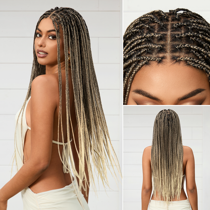 🏆🔥Last Day: 58% Off🔥 Salon Braids HD Lace Knotless Wig ✨