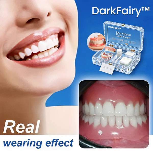 🏆Ends Today: 75% OFF! ⏰DarkFairy™ Medical Full Denture with Strong Suctiond Custom-Fit Full Functional Dentures🦷